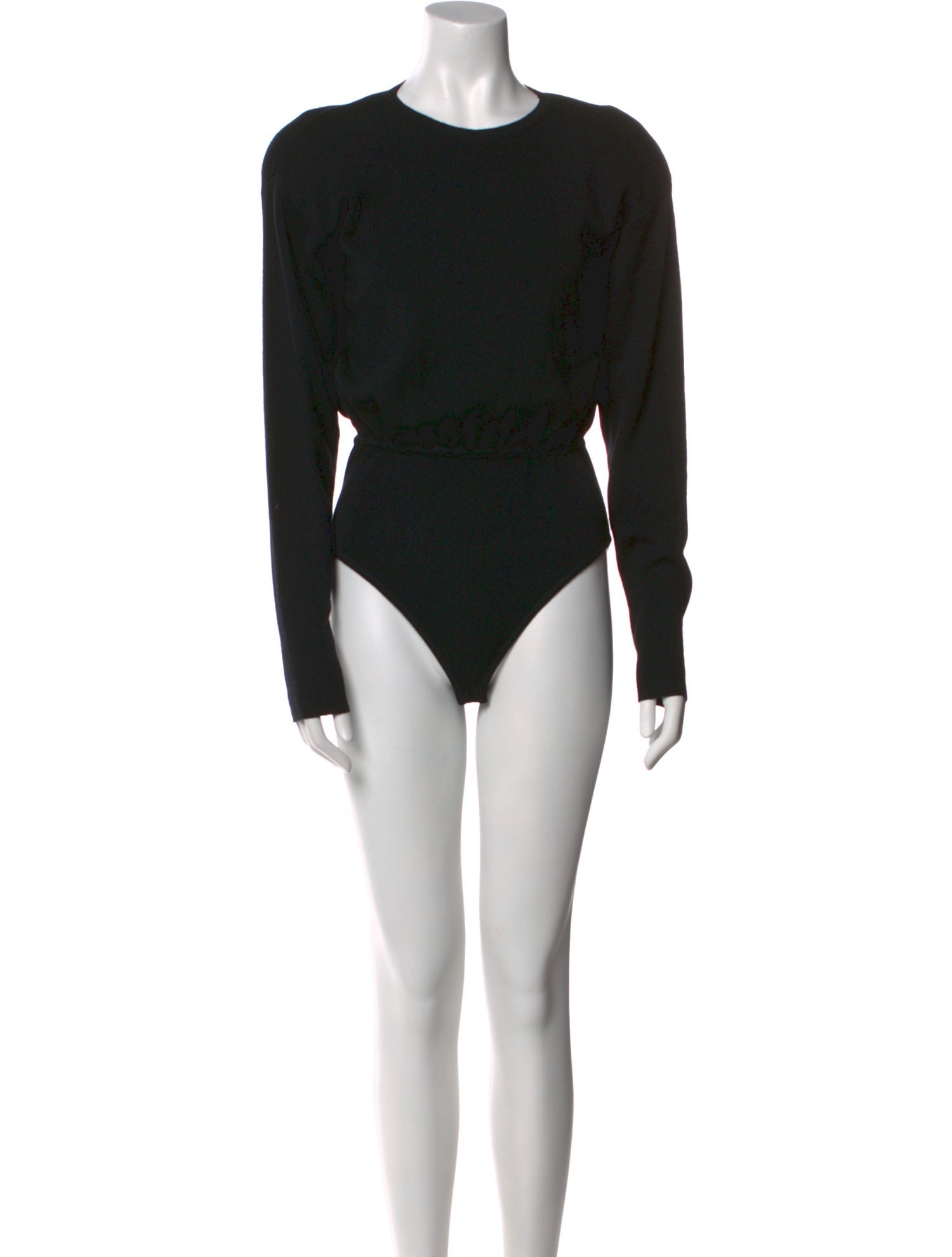 Donna Karan Wool Crew Neck Bodysuit