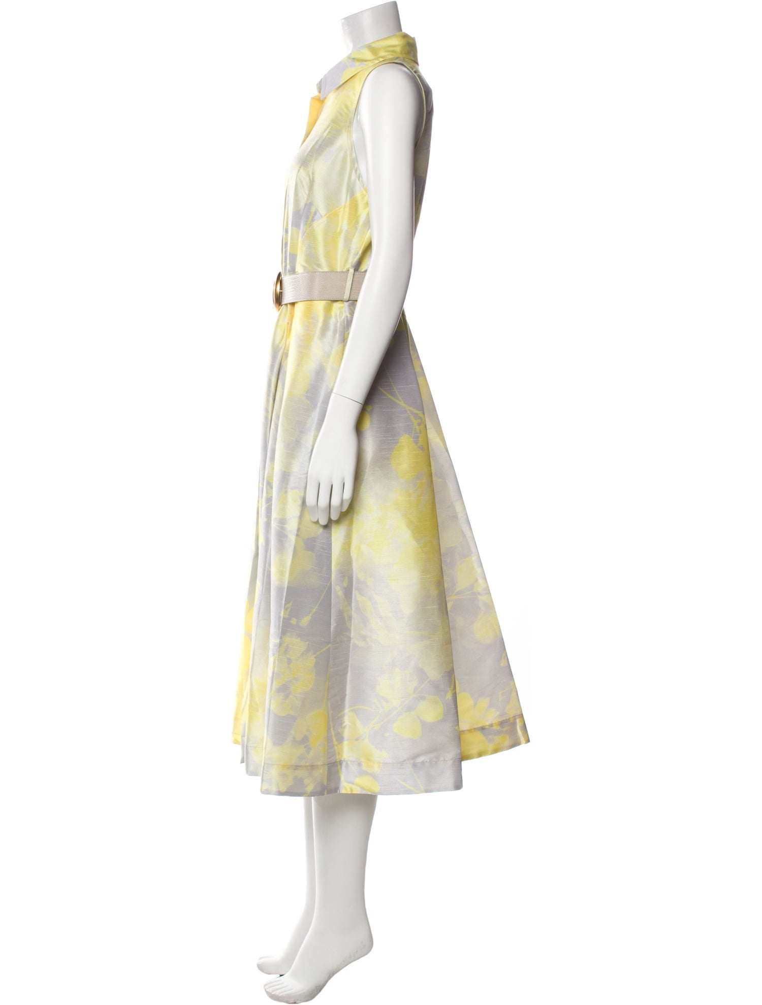 Donna Karan Printed Midi Length Dress w/ Tags