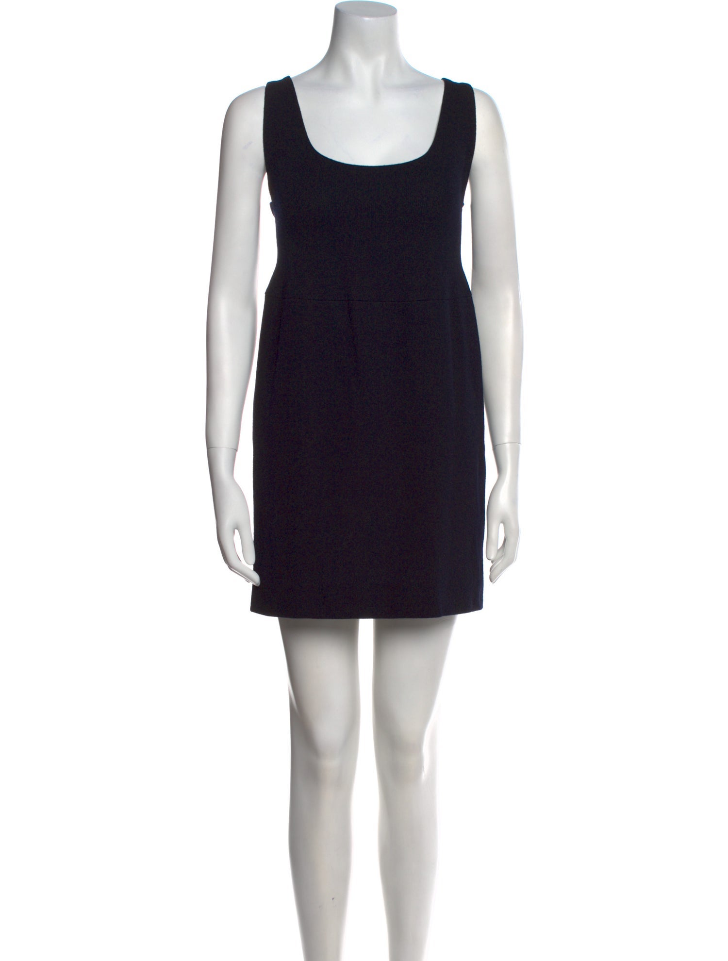 Donna Karan Scoop Neck Mini Dress