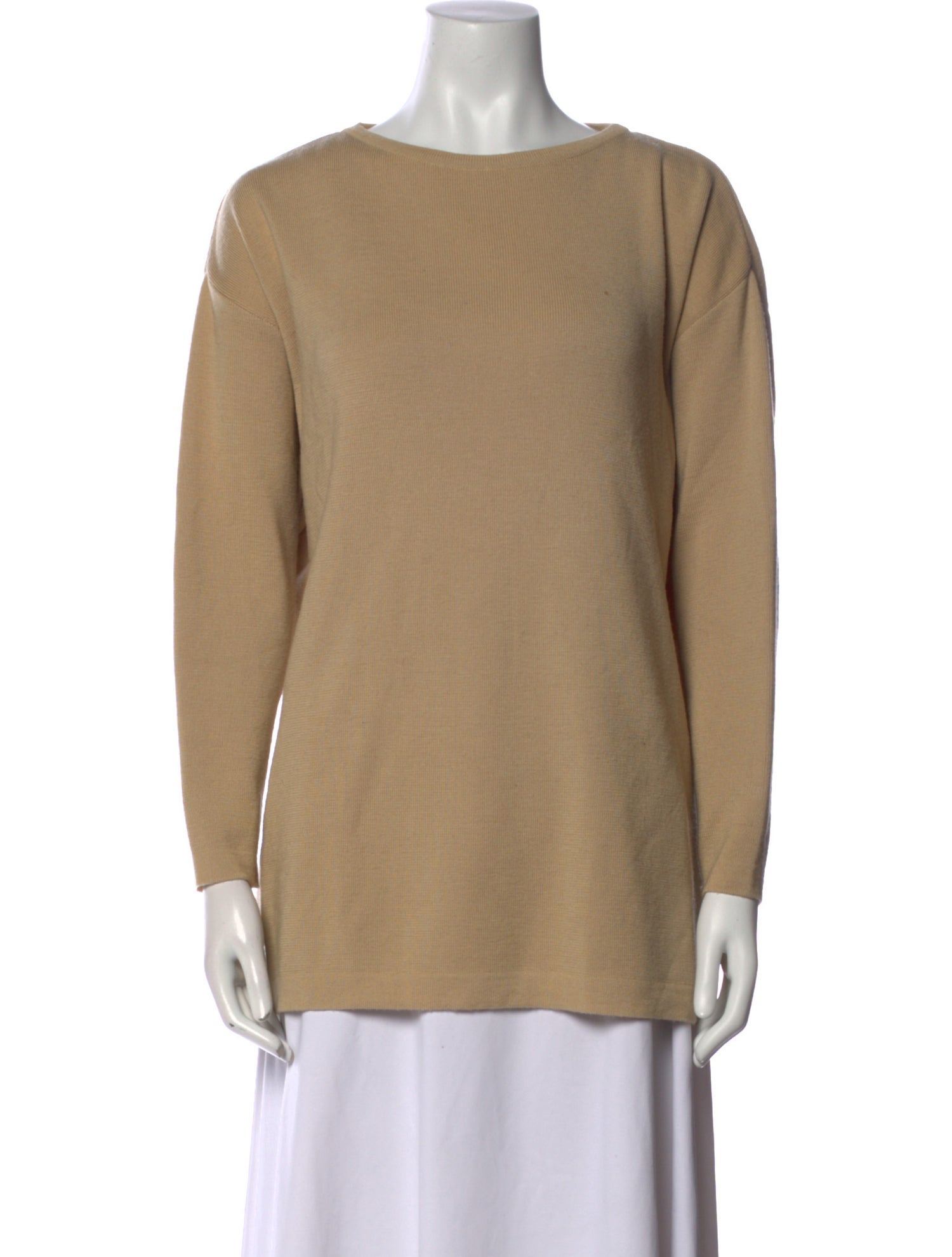 Donna Karan Wool Scoop Neck Sweater