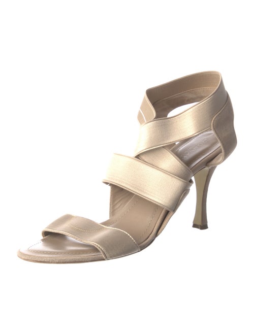 Donna Karan Suede Slingback Sandals