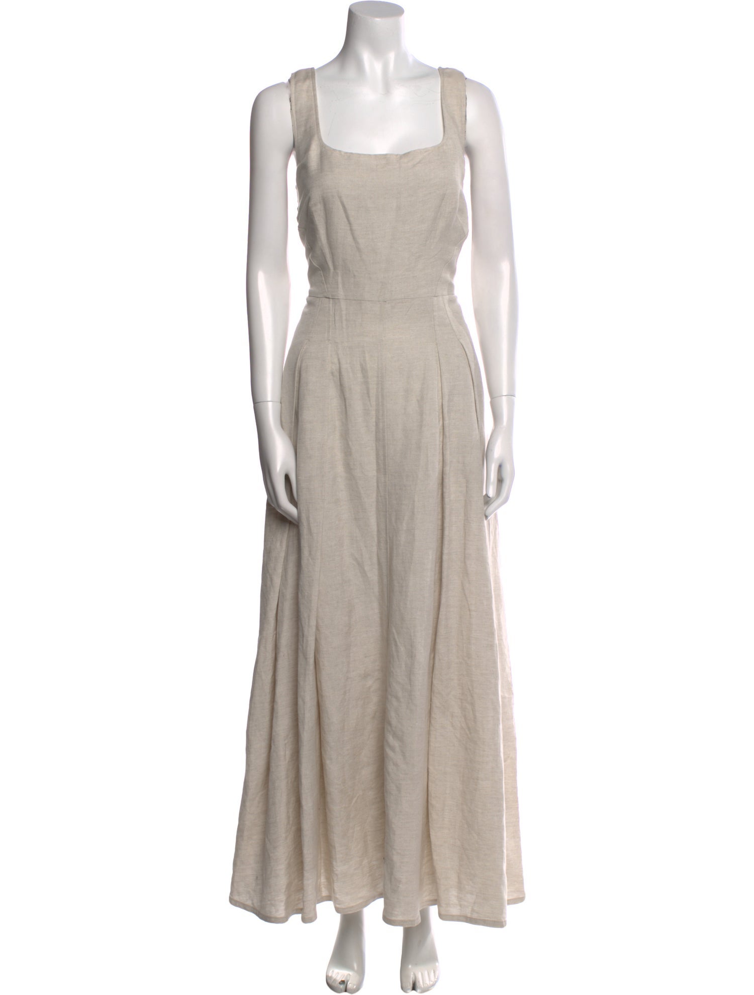 Donna Karan Linen Long Dress