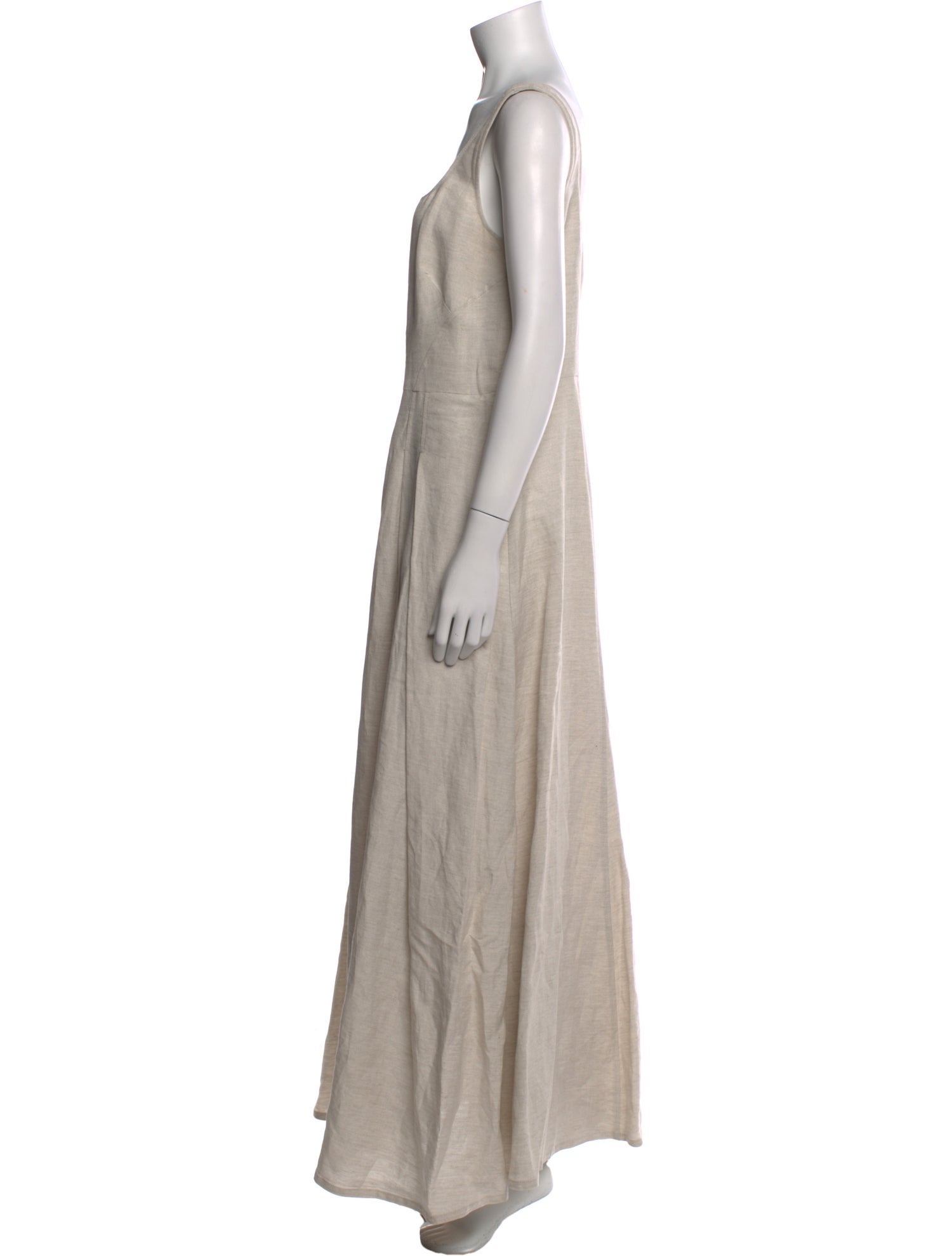 Donna Karan Linen Long Dress