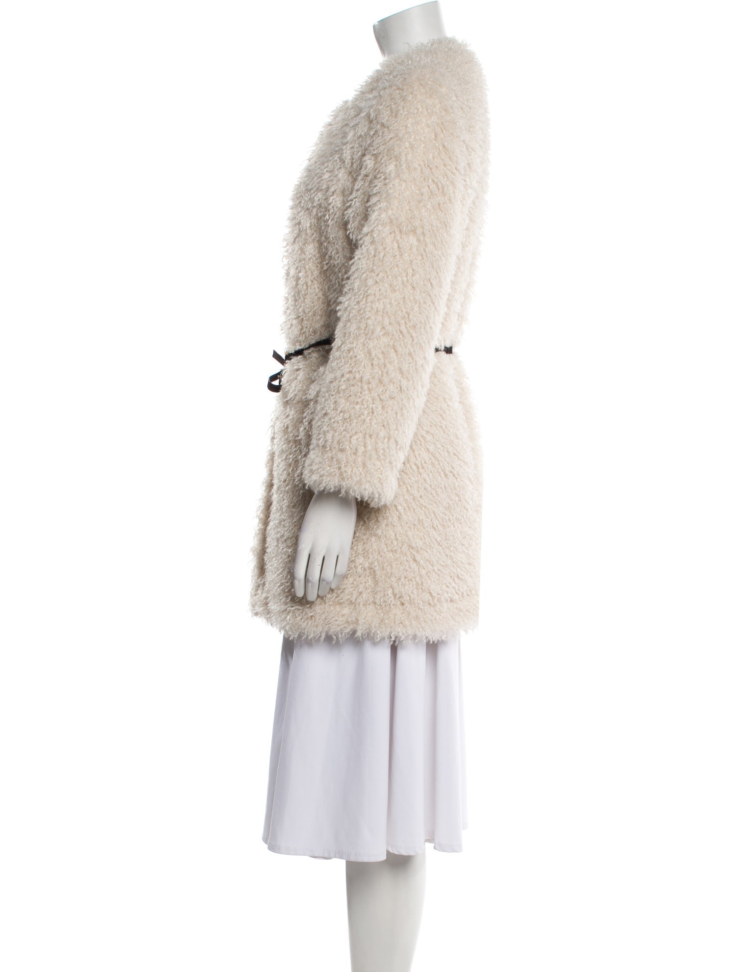 Donna Karan Faux Fur Jacket