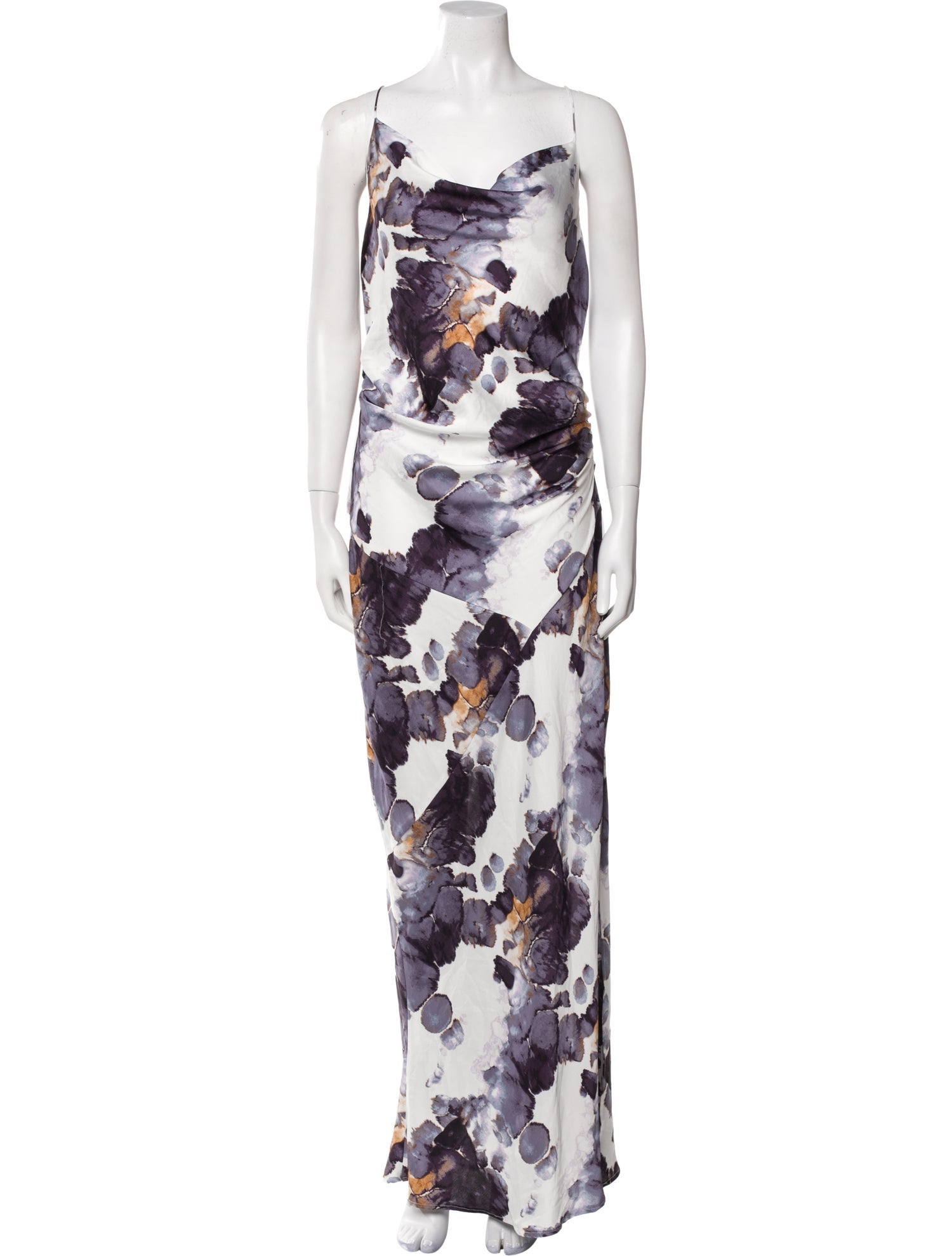 Donna Karan Floral Print Long Dress