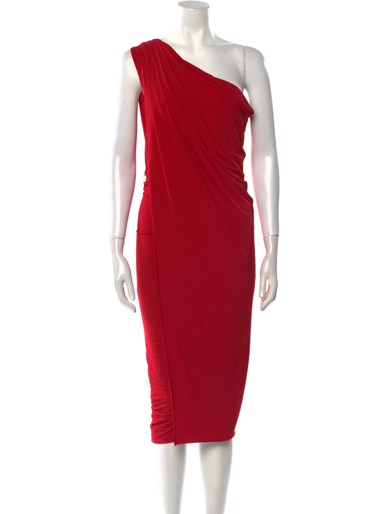 Donna Karan Silk Midi Length Dress