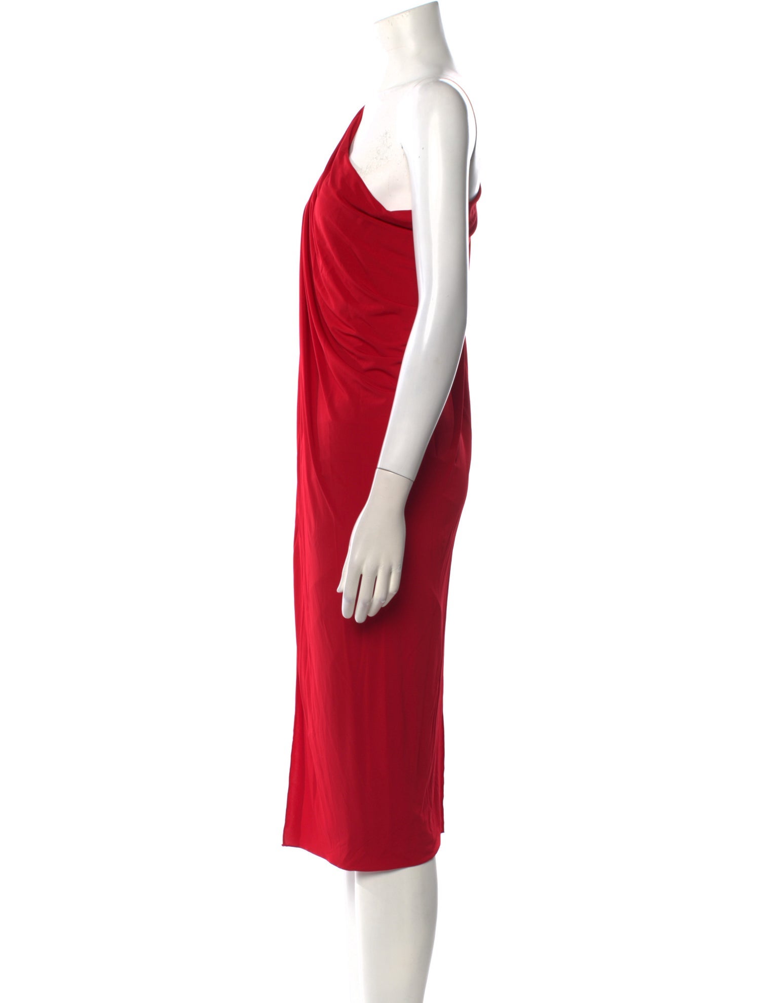 Donna Karan Silk Midi Length Dress