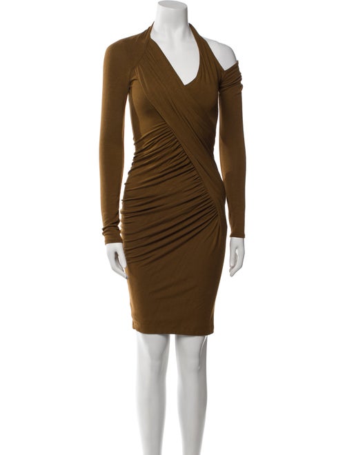 Donna Karan V-Neck Mini Dress