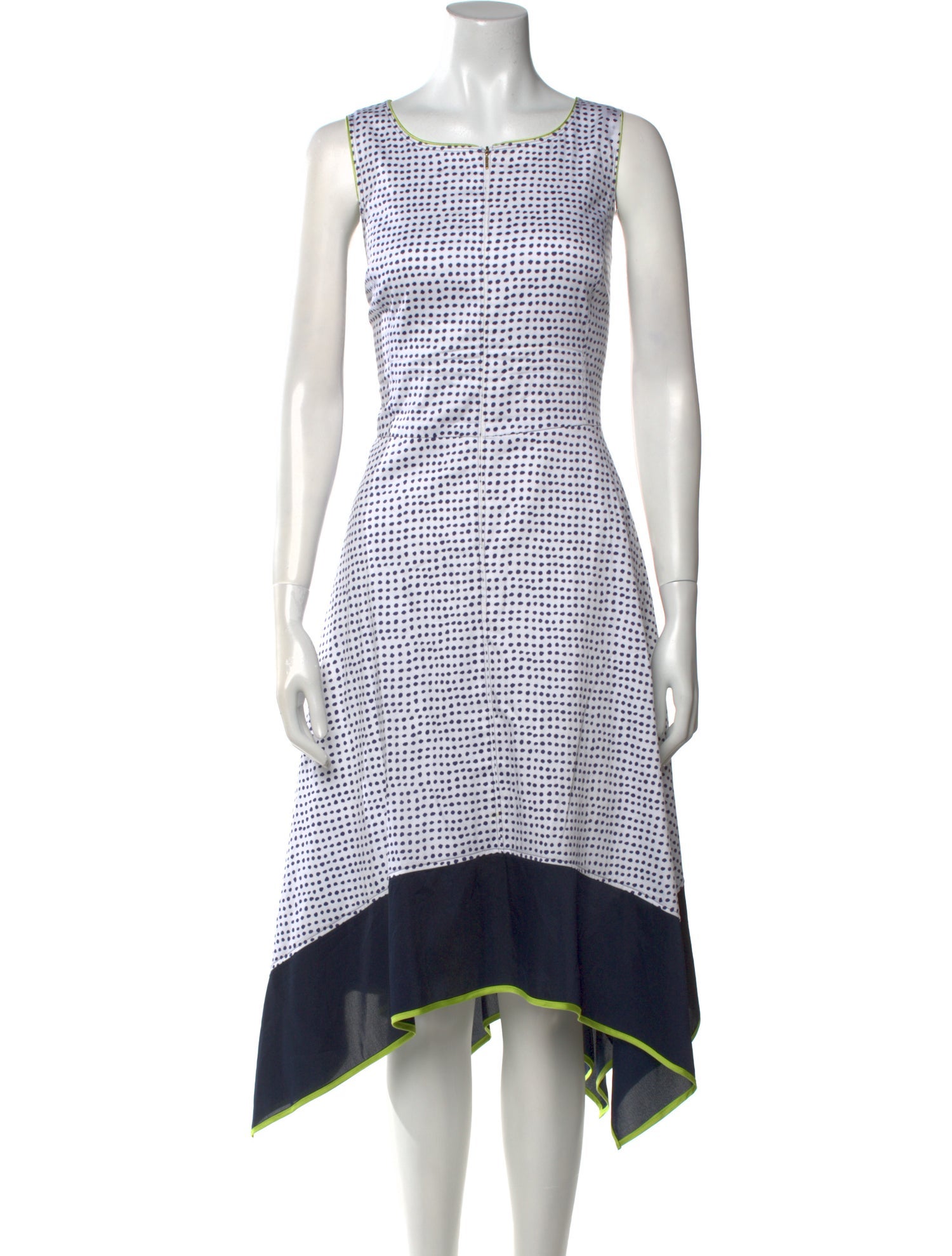 Donna Karan Printed Midi Length Dress