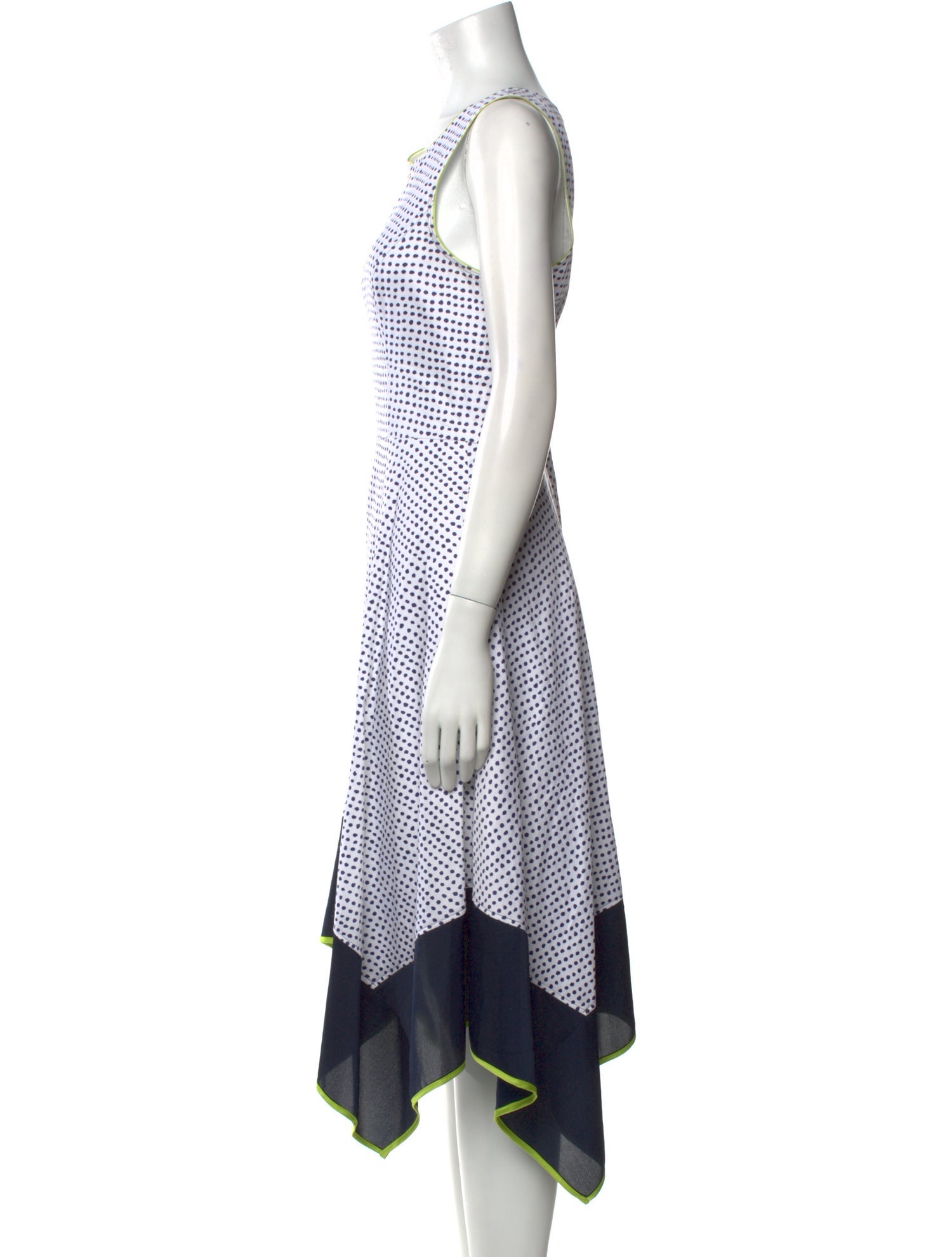 Donna Karan Printed Midi Length Dress