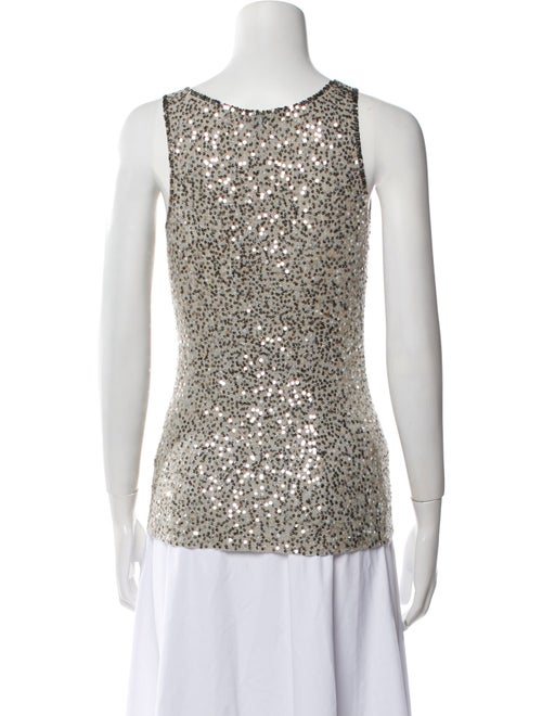 Donna Karan Cashmere Printed Top