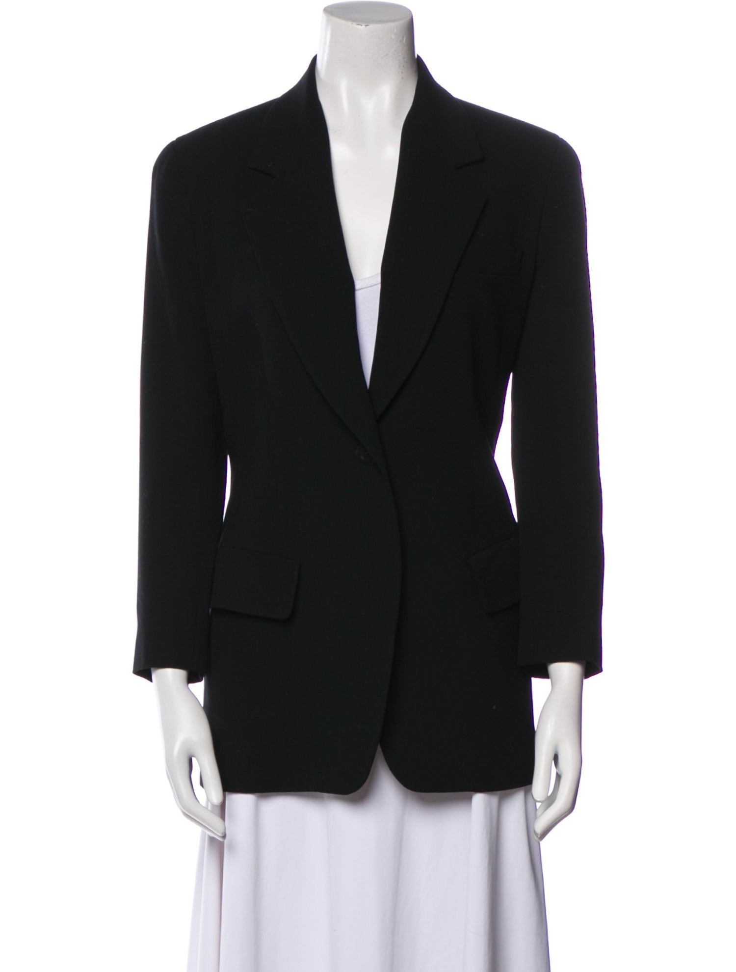 Donna Karan Virgin Wool Blazer