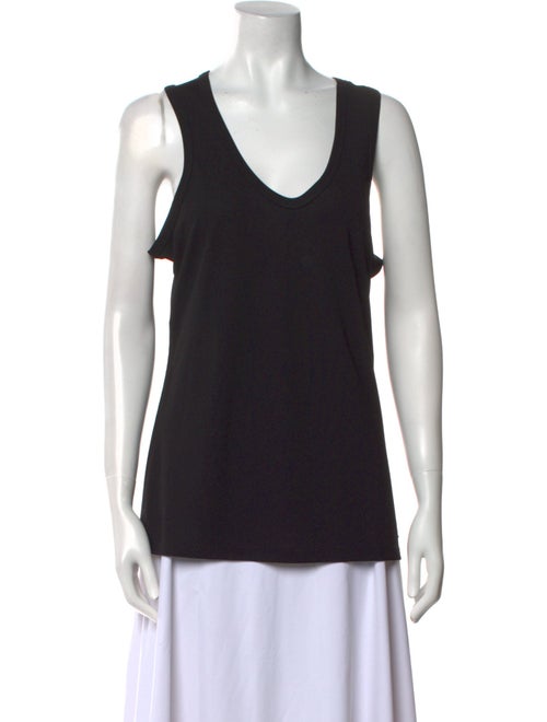 Donna Karan V-Neck Sleeveless Top