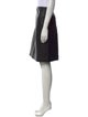 Donna Karan Leather Knee-Length Skirt