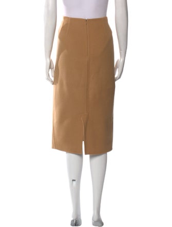 Donna Karan Wool Midi Length Skirt