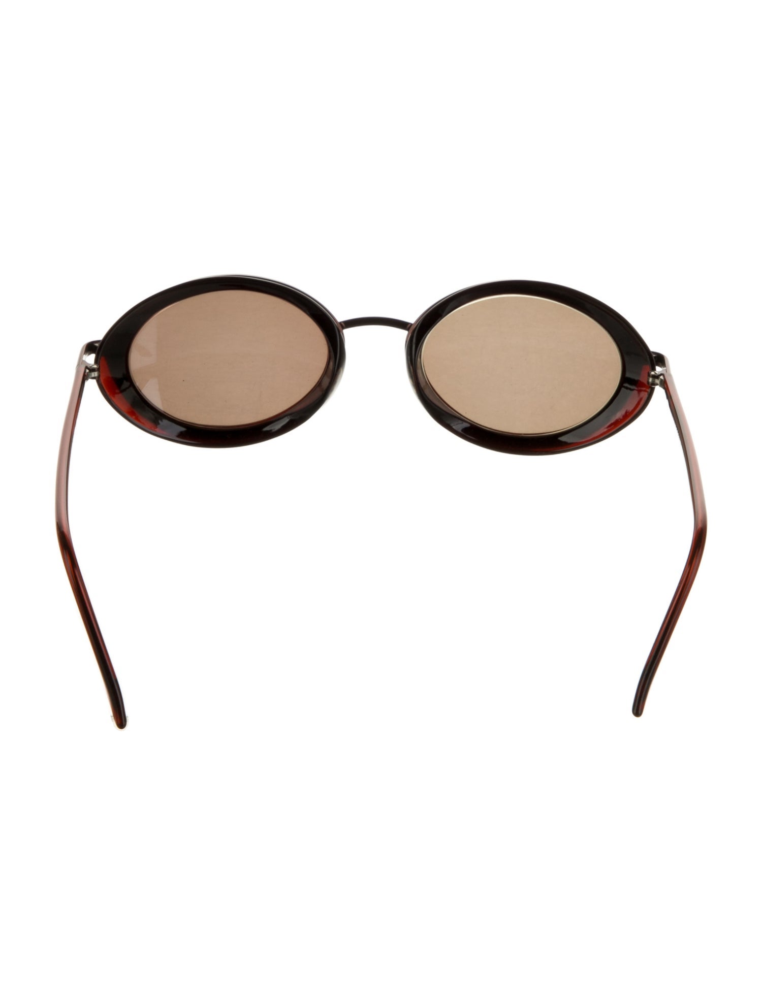Donna Karan Round Tinted Sunglasses
