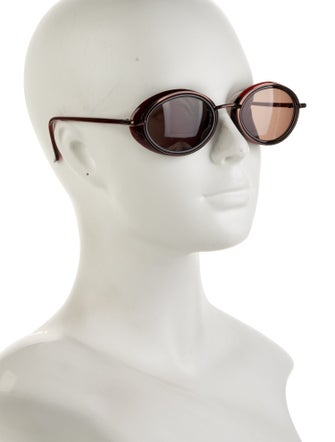 Donna Karan Round Tinted Sunglasses