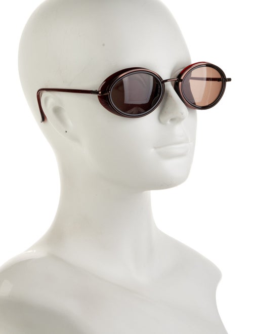 Donna Karan Round Tinted Sunglasses