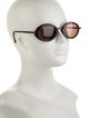 Donna Karan Round Tinted Sunglasses