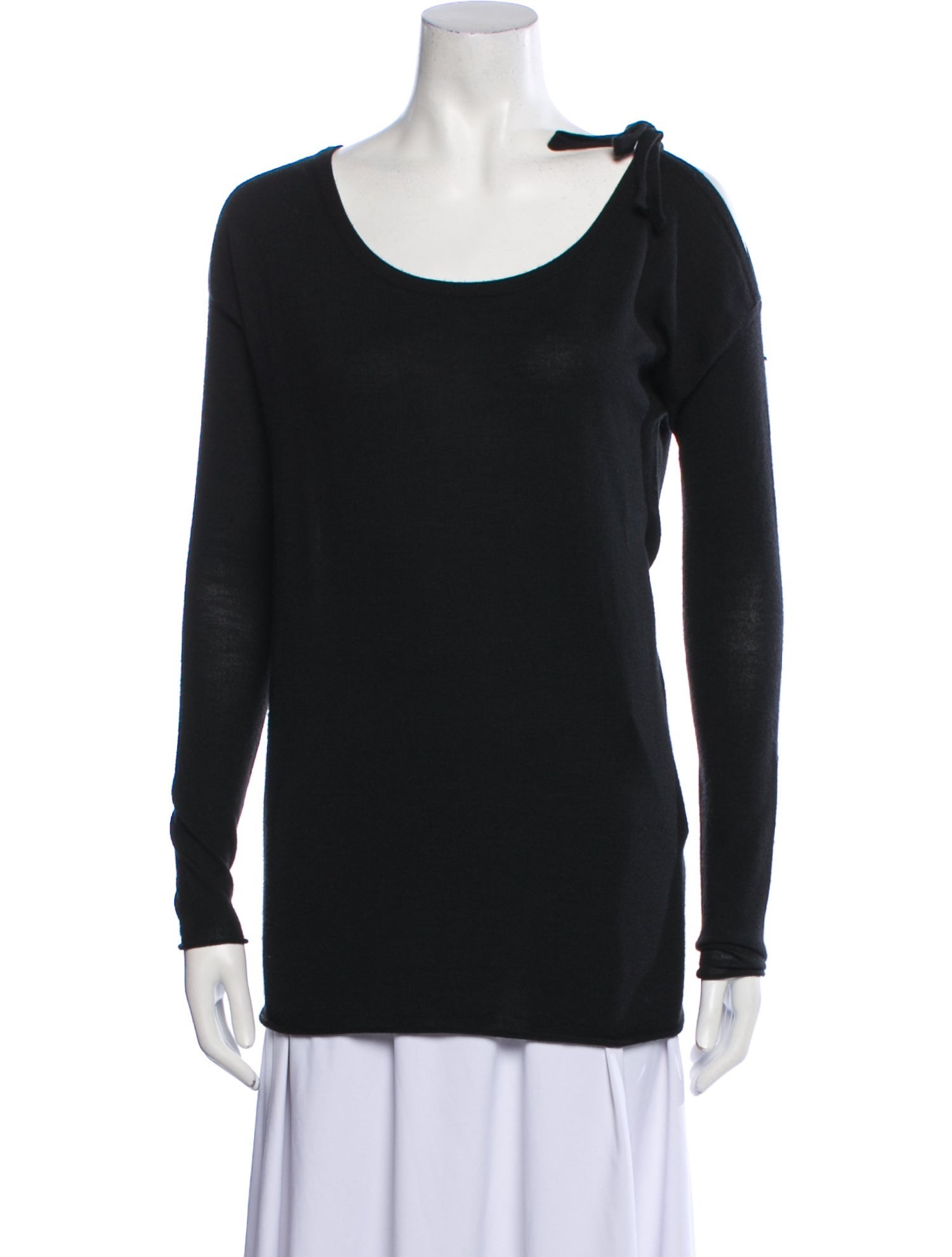 Donna Karan Cashmere Scoop Neck Sweater