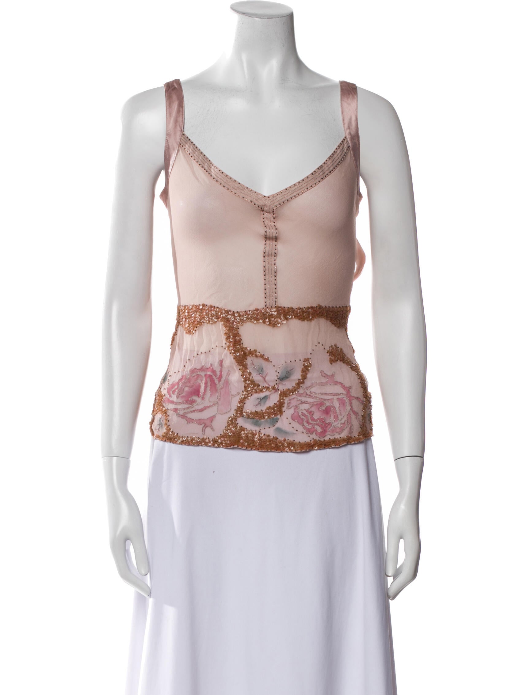 DKNY Vintage Silk Top