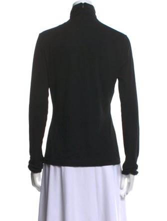 Donna Karan Turtleneck Long Sleeve Sweatshirt