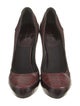 Donna Karan Leather Printed Pumps