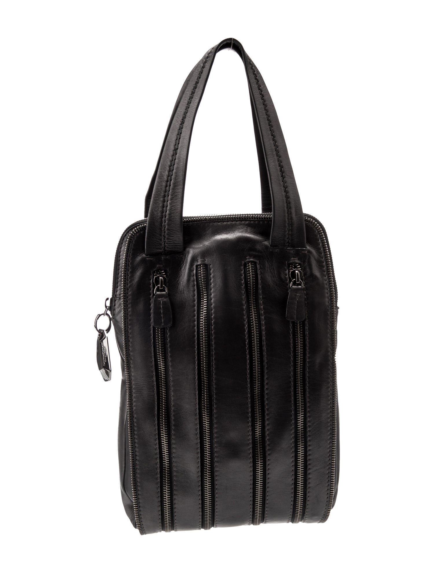 Donna Karan Leather Top Handle Bag