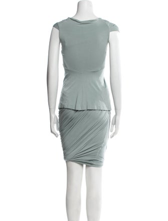 Donna Karan Ruffle Embellishment Skirt Set