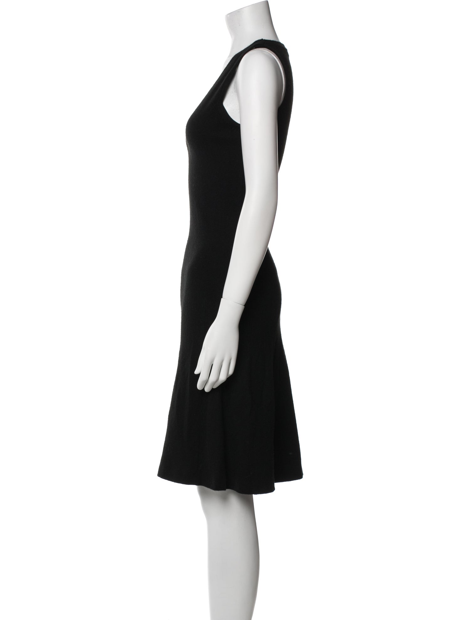 Donna Karan V-Neck Mini Dress