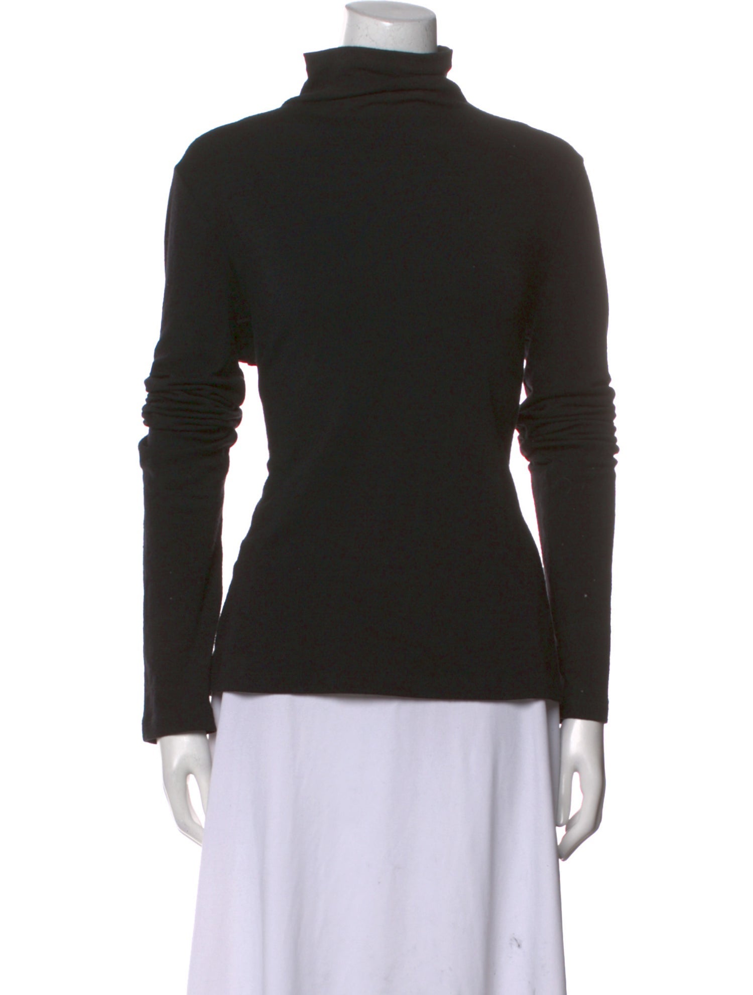 Donna Karan Wool Turtleneck Sweatshirt