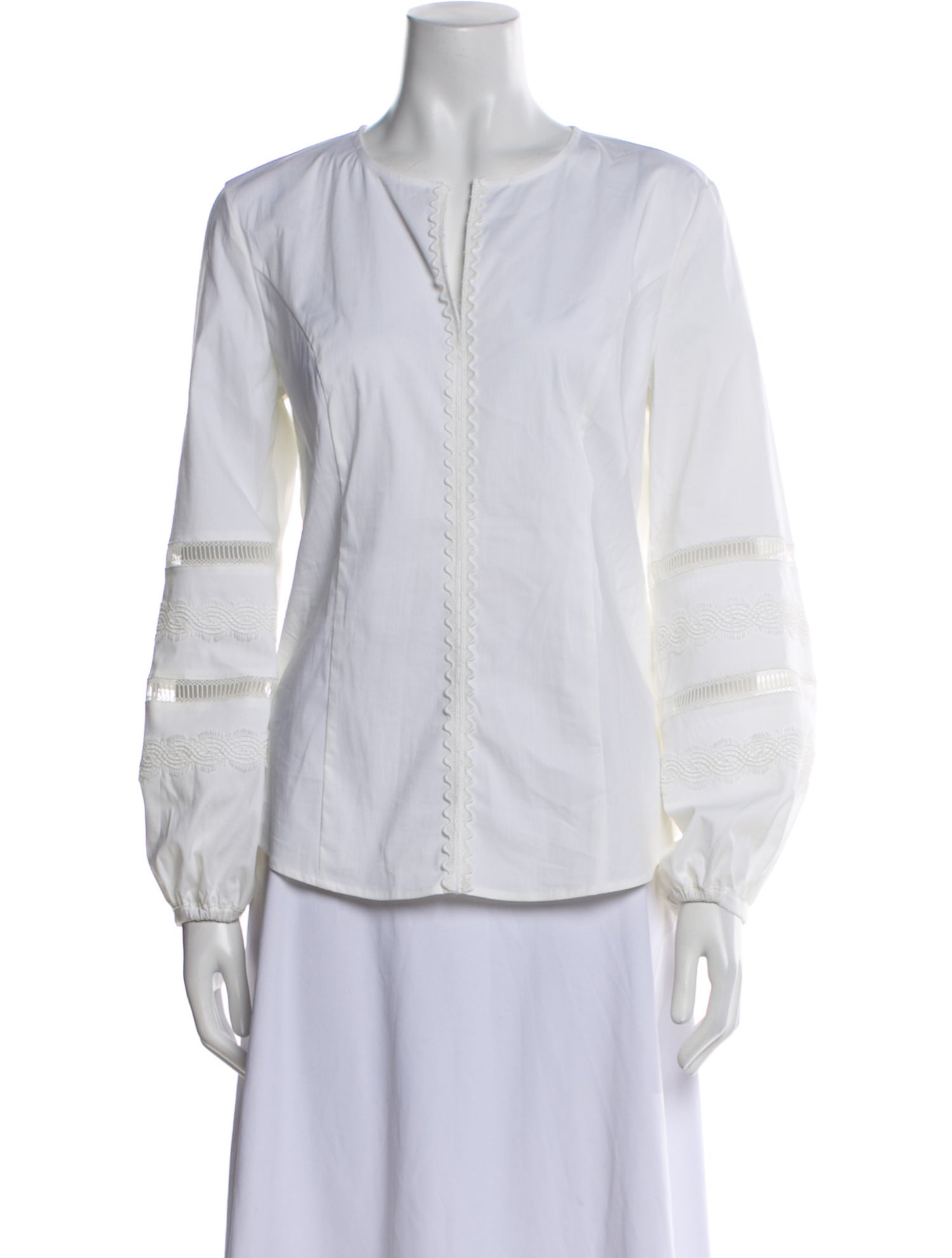 Donna Karan V-Neck Long Sleeve Tunic w/ Tags