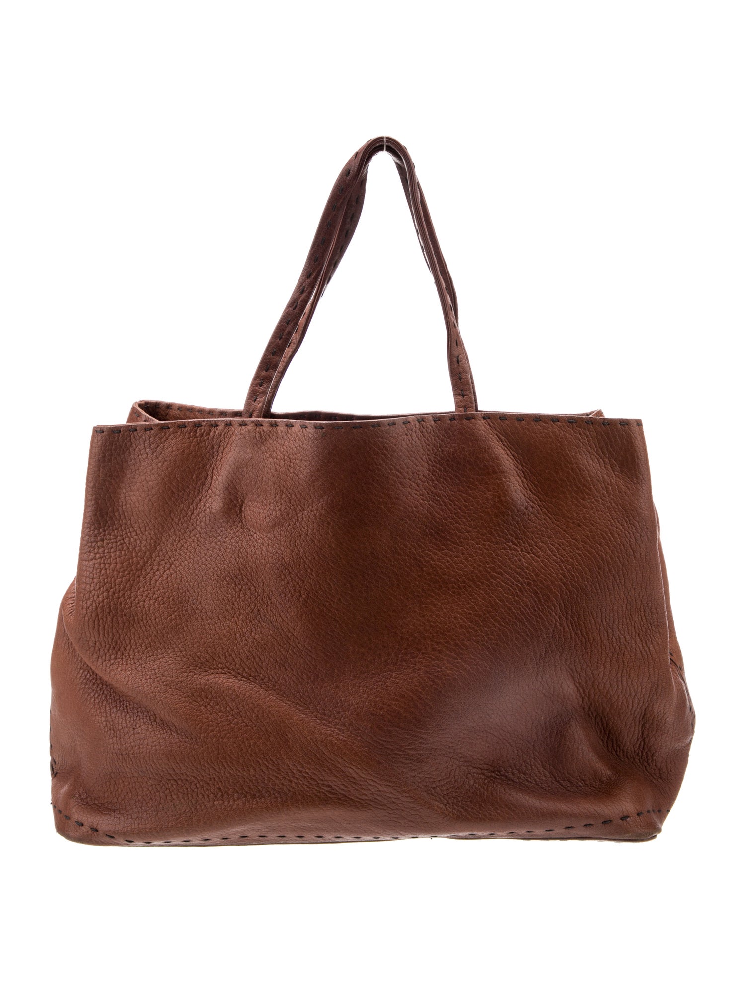 Donna Karan Leather Top Handle Bag