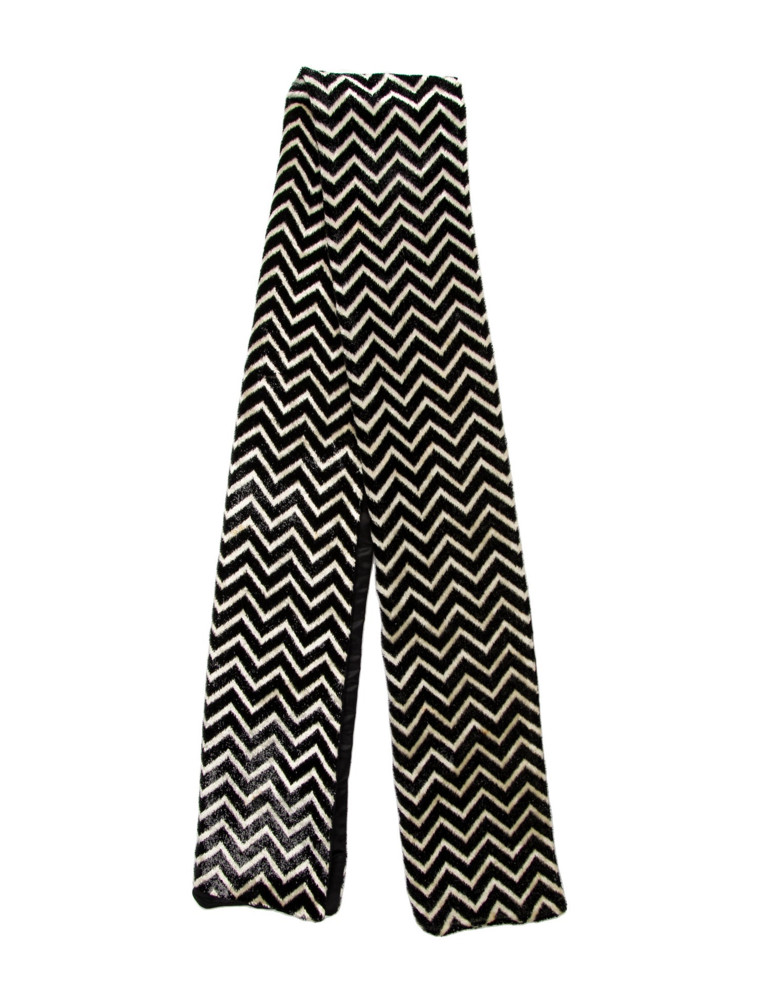 Donna Karan Silk Striped Scarf