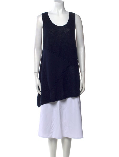 Donna Karan Scoop Neck Sleeveless Tunic