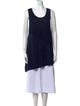 Donna Karan Scoop Neck Sleeveless Tunic