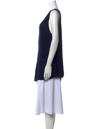 Donna Karan Scoop Neck Sleeveless Tunic