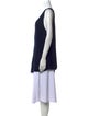 Donna Karan Scoop Neck Sleeveless Tunic