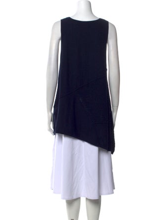 Donna Karan Scoop Neck Sleeveless Tunic