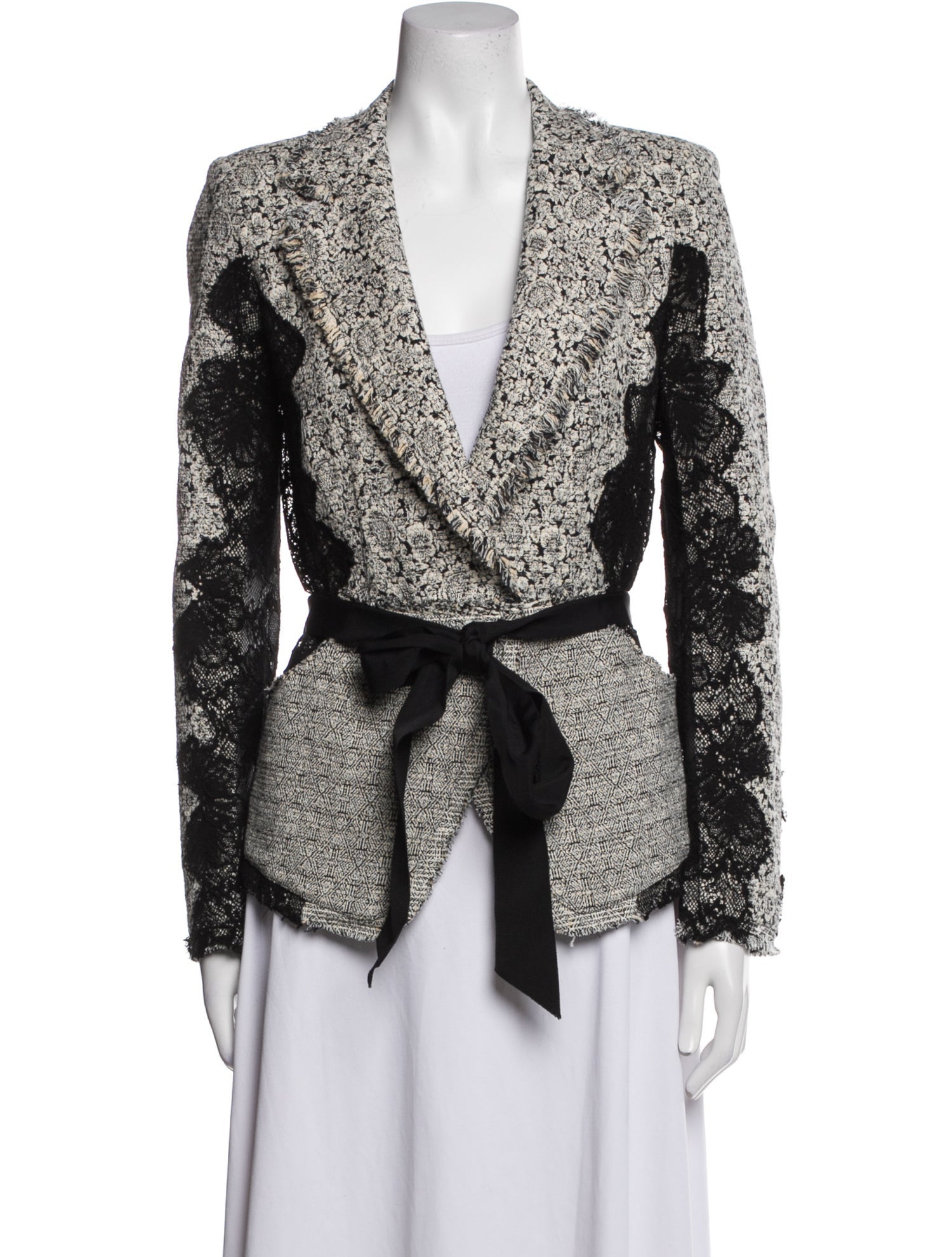 Donna Karan Printed Blazer