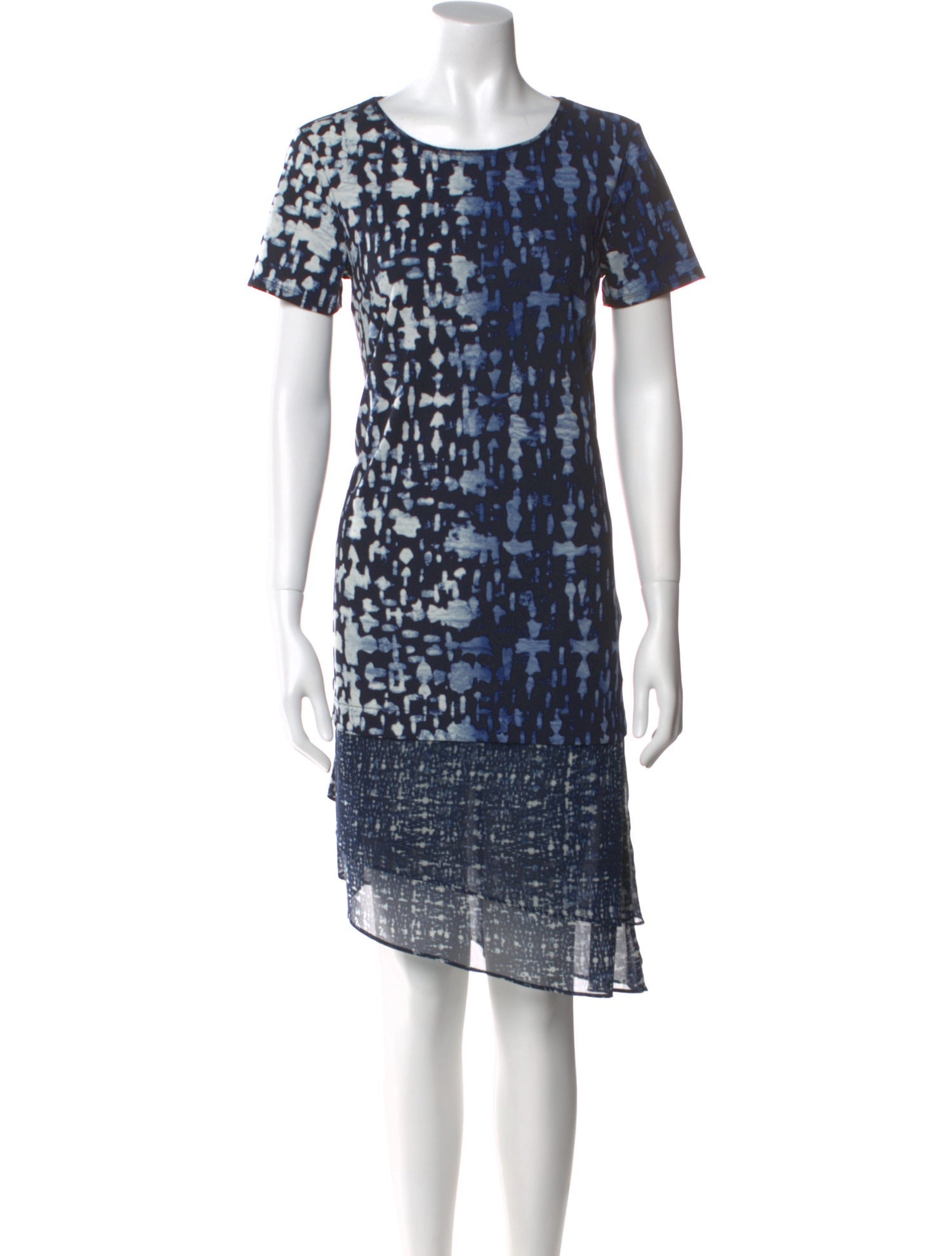 Donna Karan Printed Mini Dress