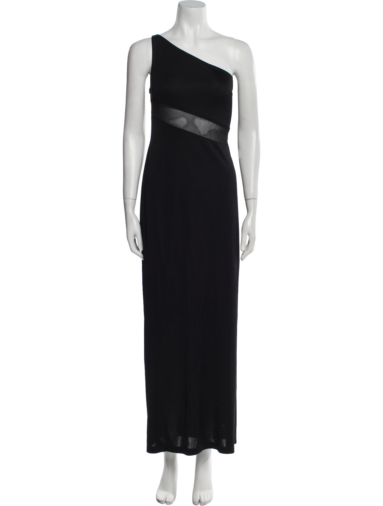 Donna Karan One-Shoulder Long Dress