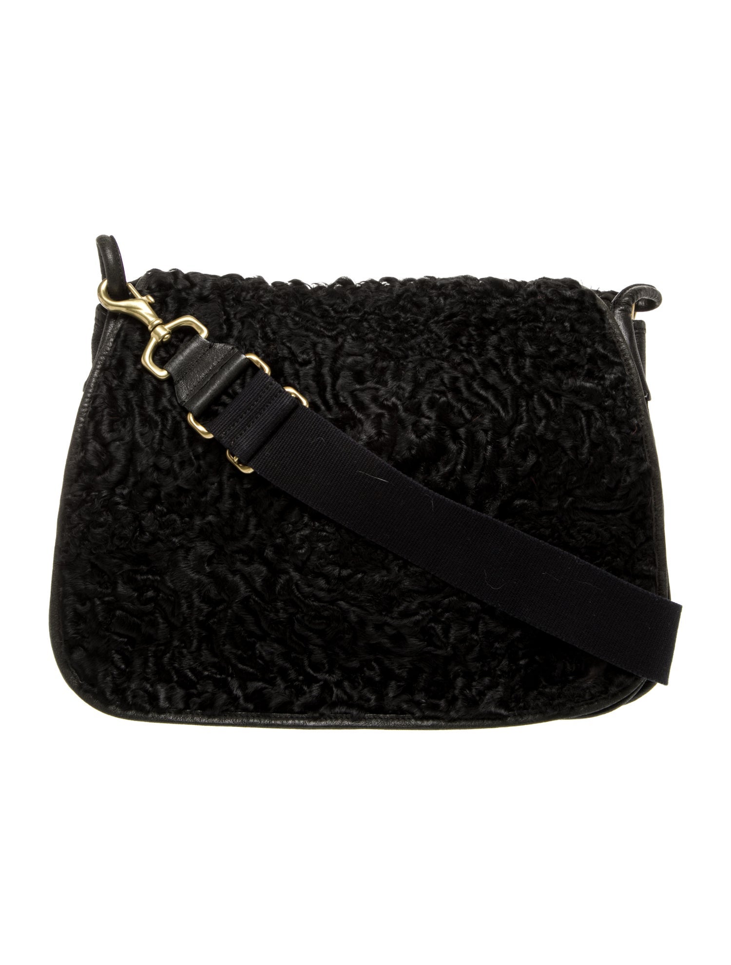 Donna Karan Leather Messenger Bag