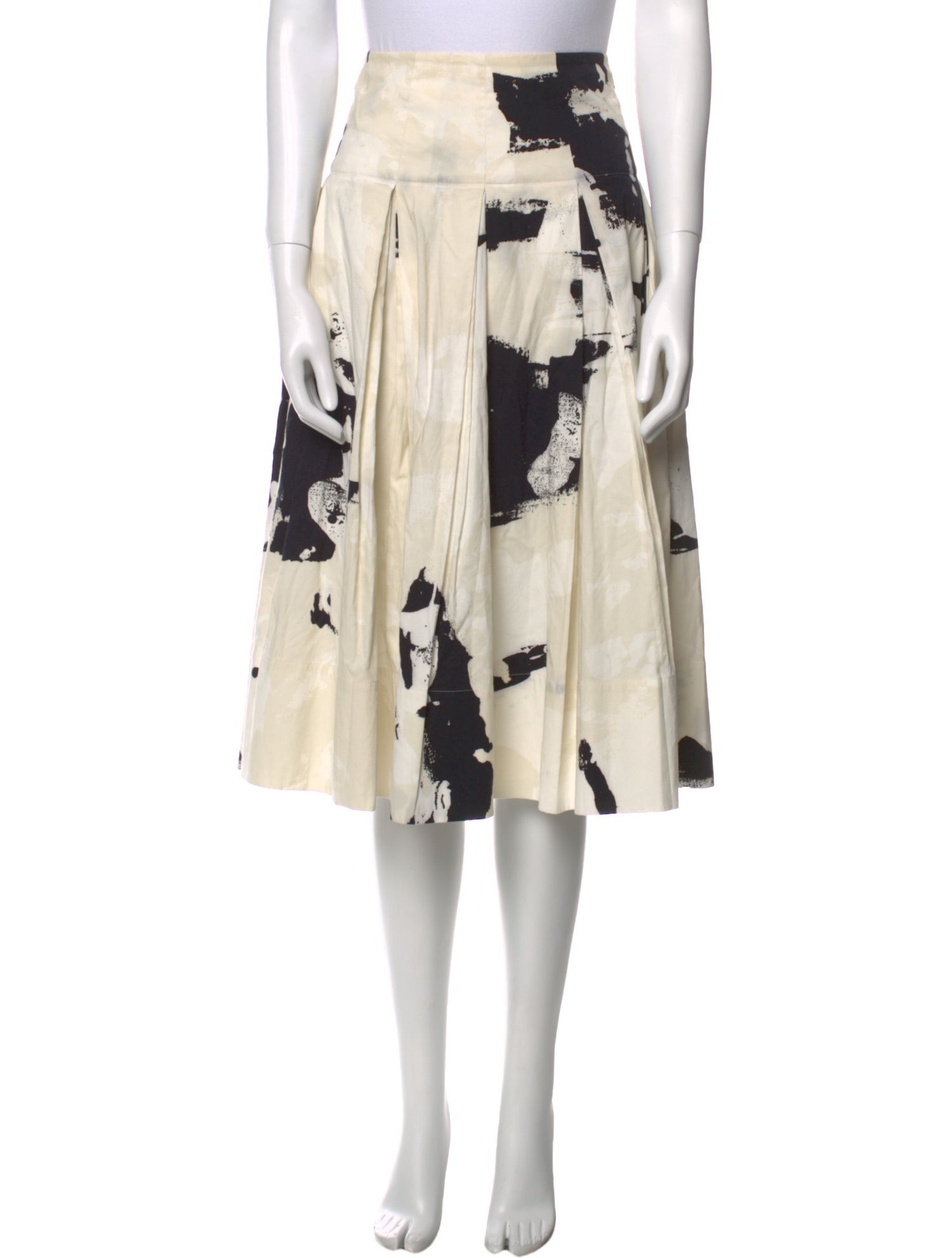 Donna Karan Printed Midi Length Skirt