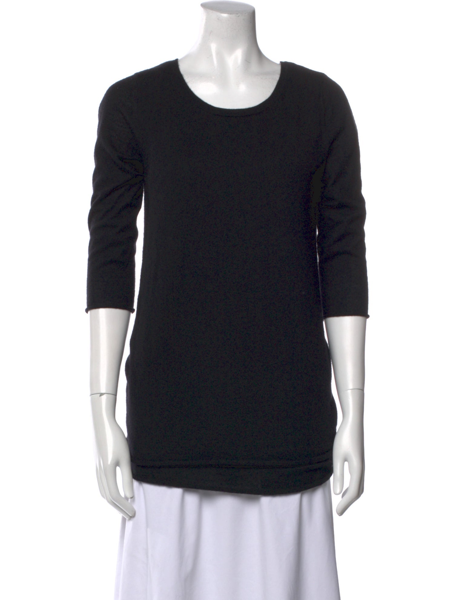 Donna Karan Cashmere Scoop Neck Sweater