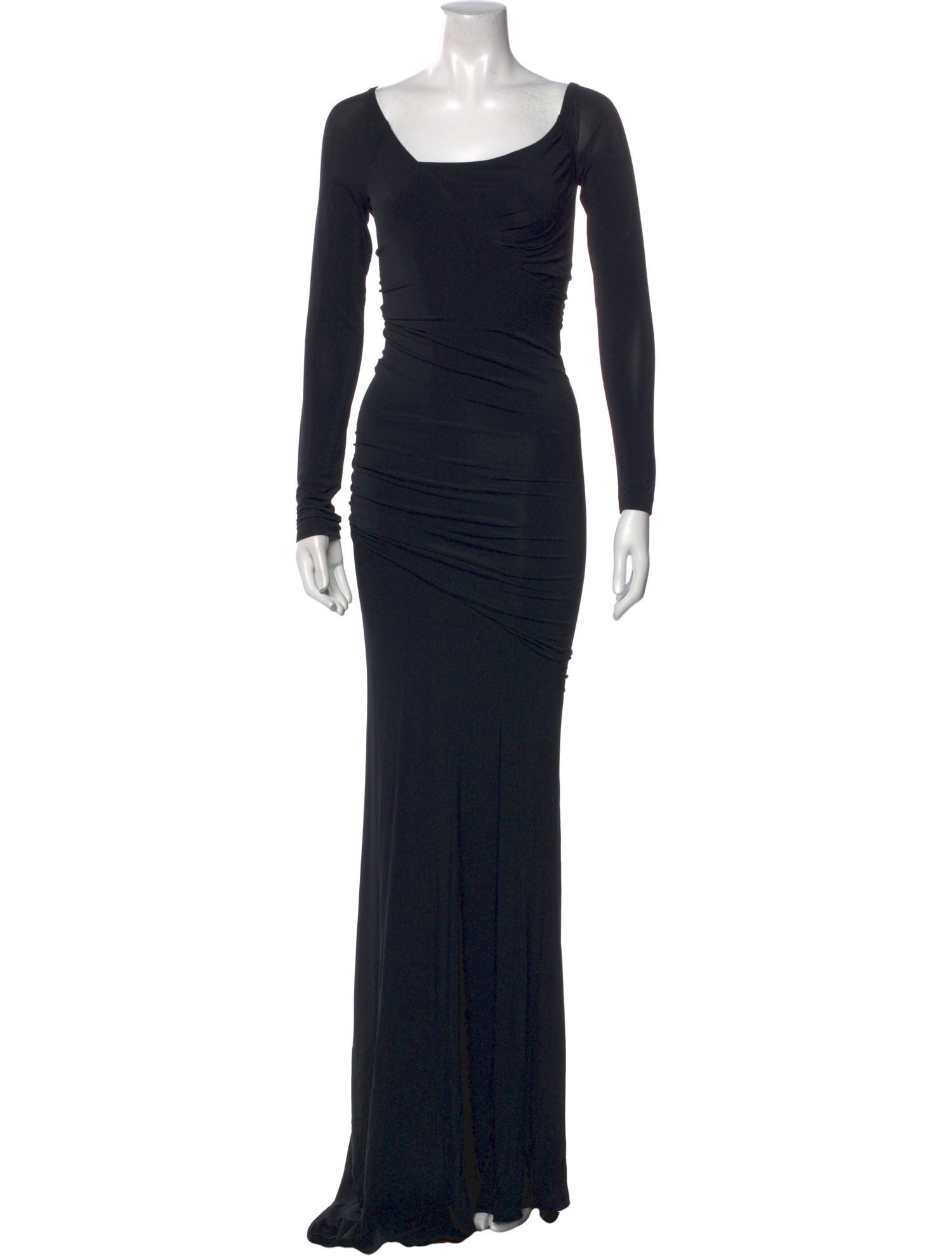 Donna Karan Scoop Neck Long Dress