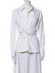 Donna Karan Long Sleeve Button-Up Top