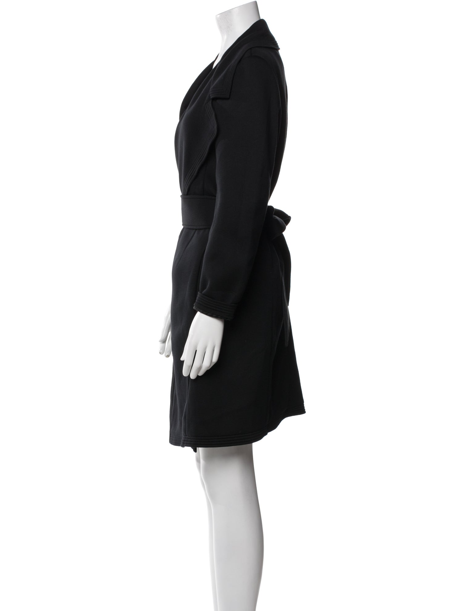 Donna Karan Wool Trench Coat