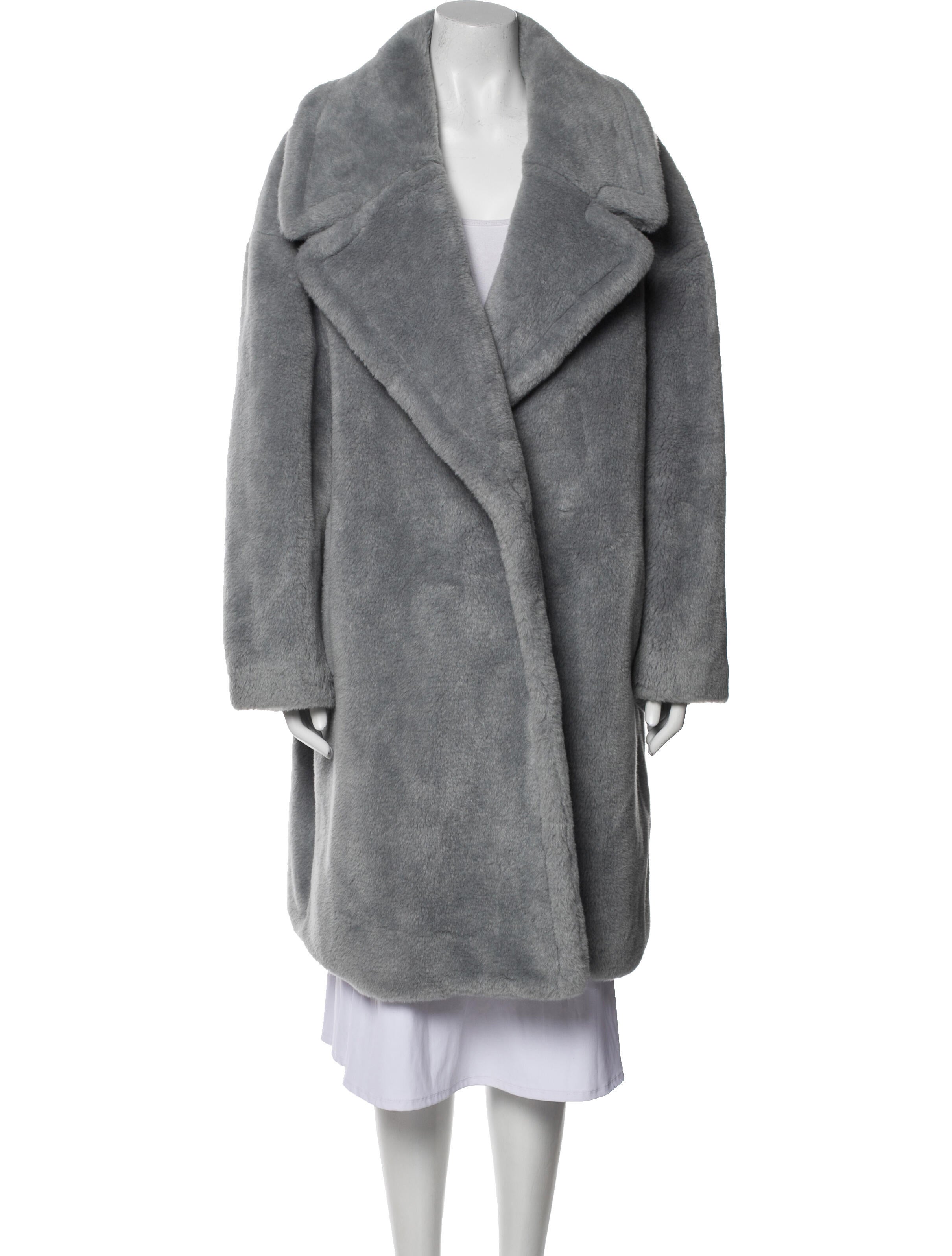 Donna Karan Faux Fur Coat
