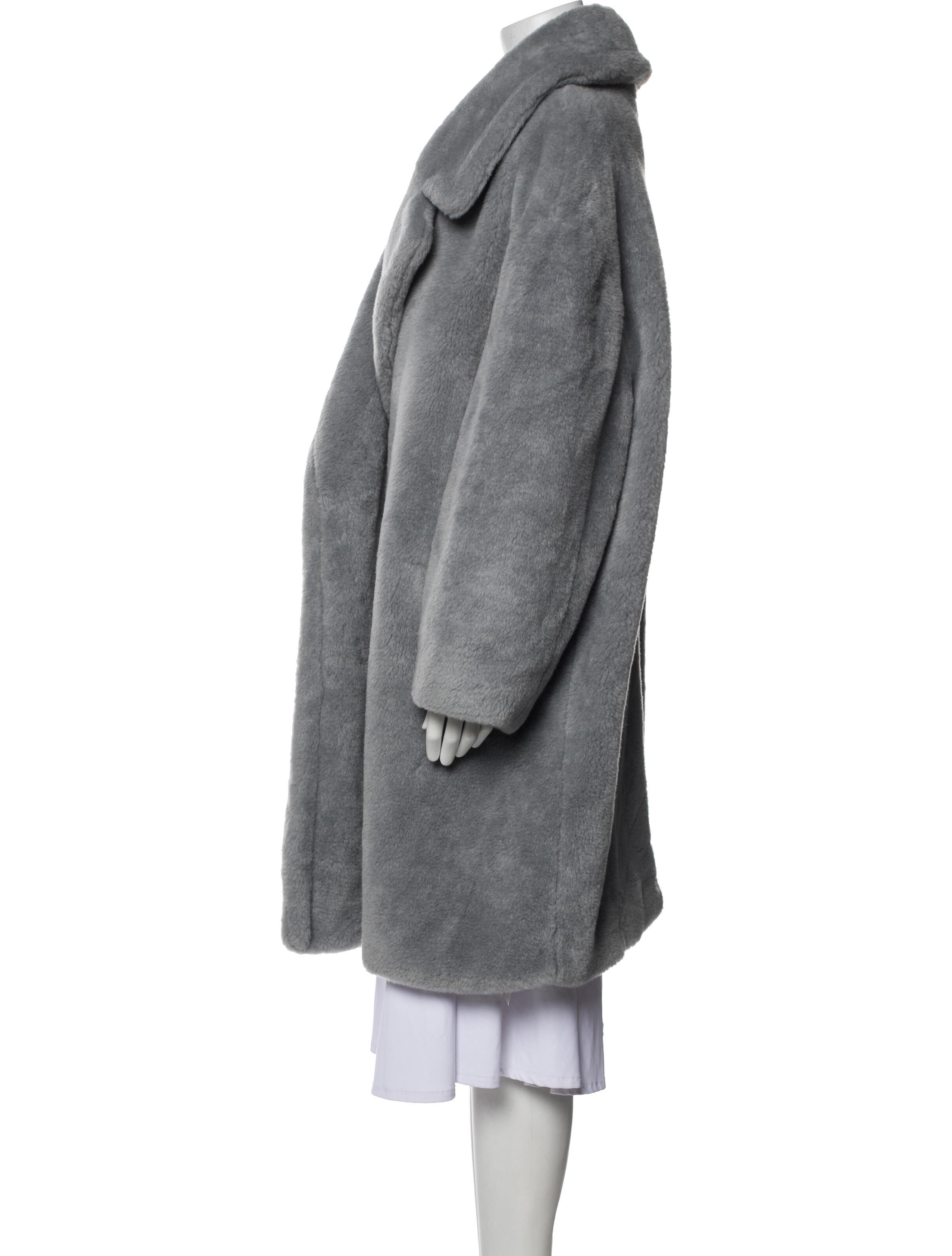 Donna Karan Faux Fur Coat